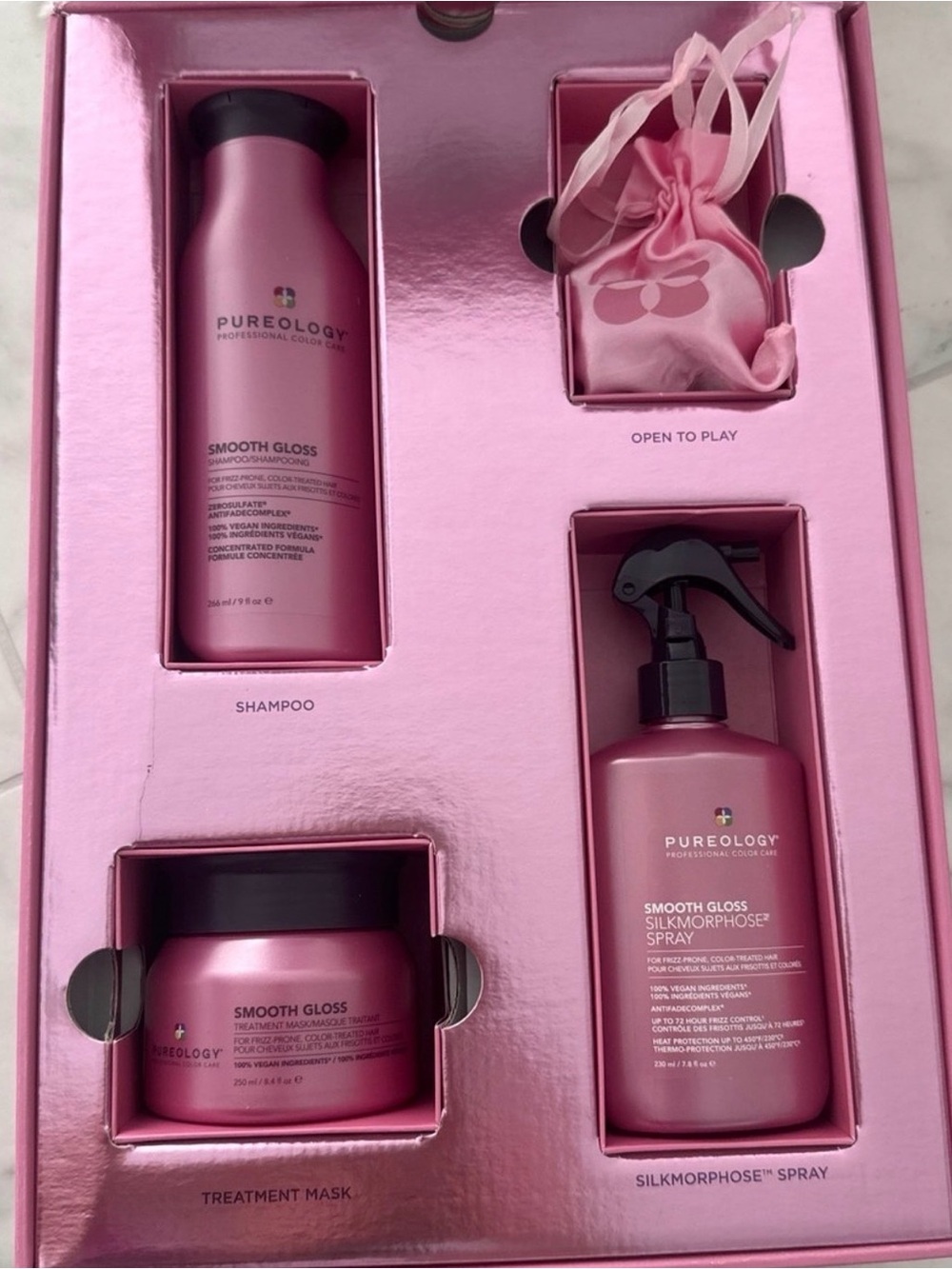 Pureology Gloss To Go Exclusive Holiday PR Gift Set - Smooth Gloss Trio + Dice